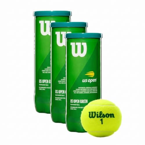 Wilson Wilson US Open Green Tournament Balls (3 cans)