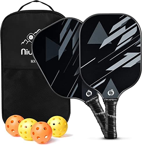 niupipo 2-Paddle Pickleball Set