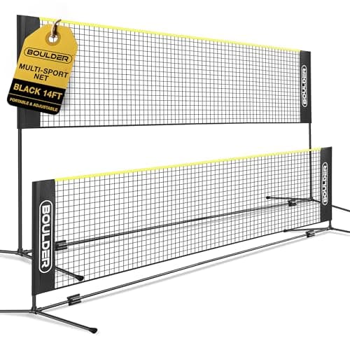 BOULDER BOULDER Portable Pickleball & Badminton Net